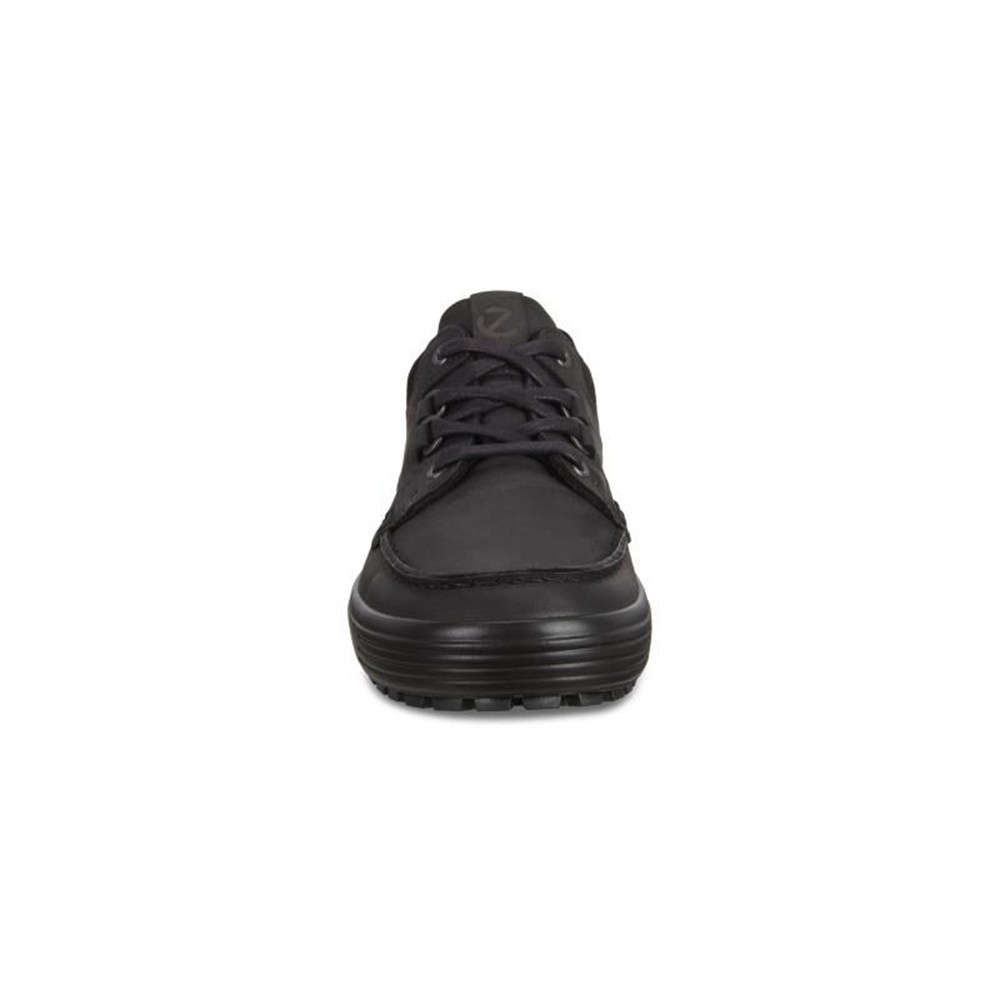 ECCO Mens Sneakers Black - Soft 7 Tred - ZYS-049615